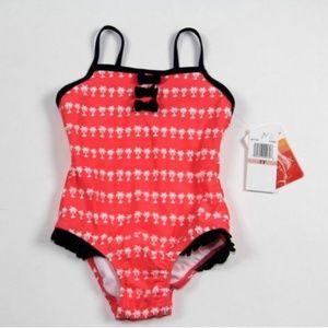 Tommy Bahama Toddler Girls 2T One-Piece Swim Suit